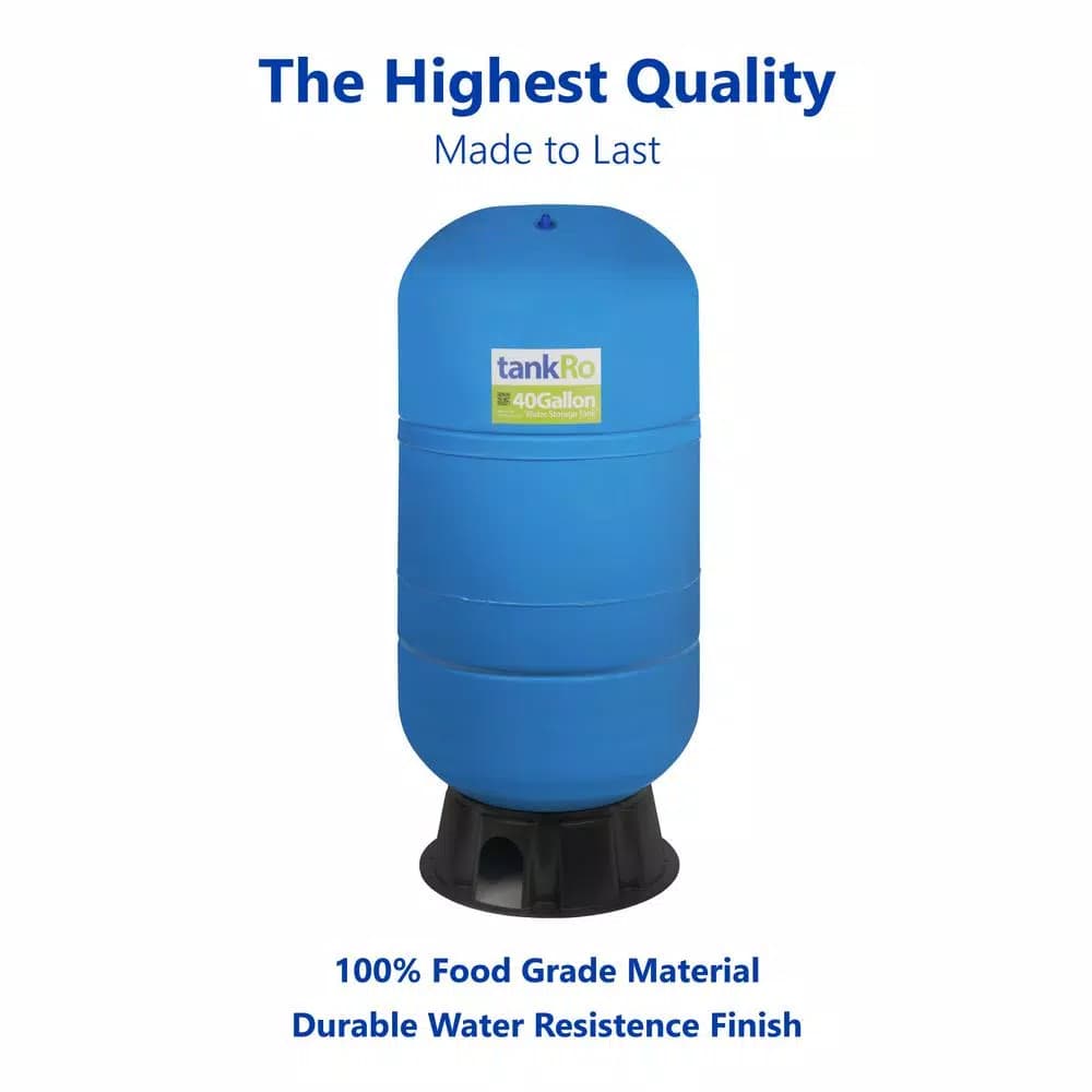 Express Water 40 Gallon Reverse Osmosis Expansion Tank - 22 Gallon Water Capacity Storage Pressure Tank