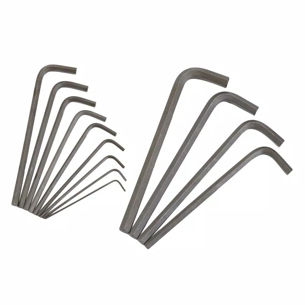Husky 13-Piece Metric Long Arm Hex Key Set with Color-Coded Caddy