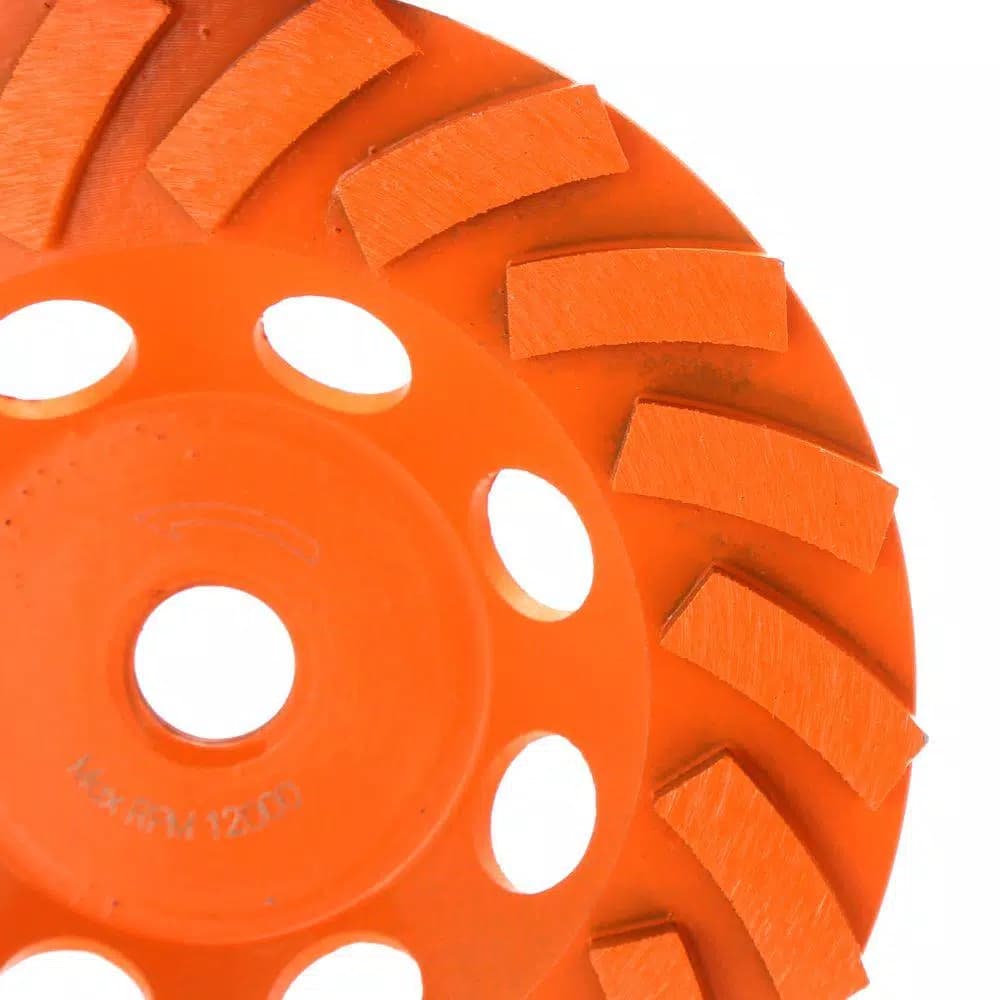 RIDGID 5 in. 18-Segment Turbo Diamond Cup Grinding Wheel
