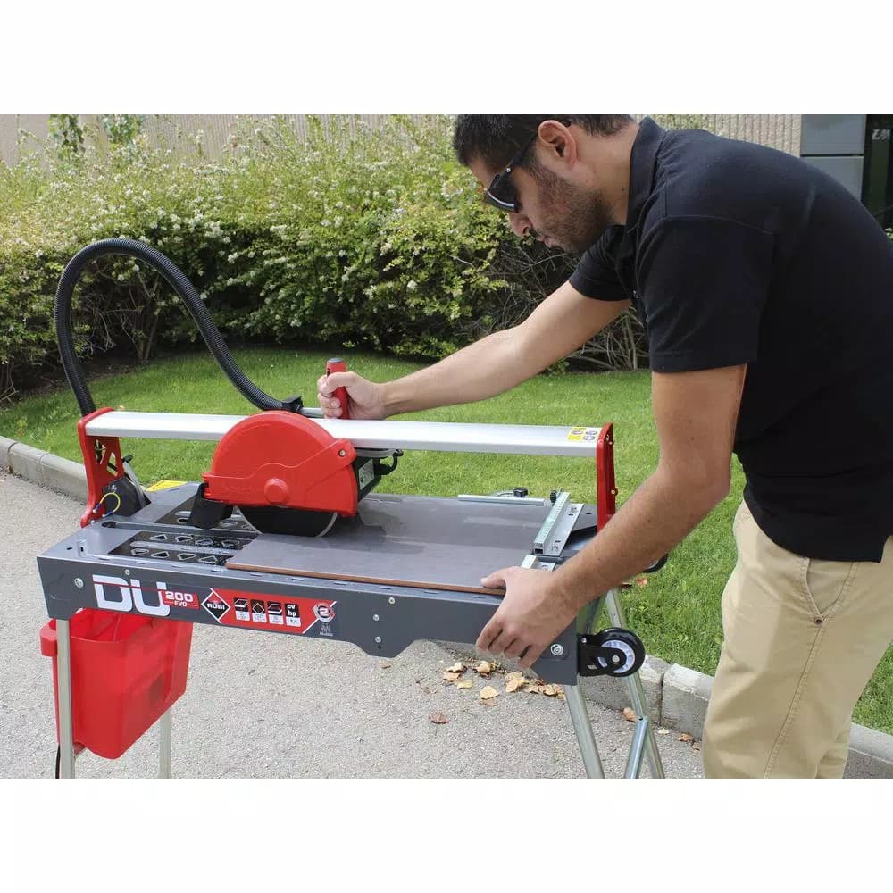 Rubi DU-200 EVO 8 in. 120V Wet Tile Saw with 1.1 HP Direct-Drive Motor