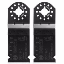 Bosch 1-1/4 in. Carbide-Tooth Oscillating Tool Plunge Cut Blades for Wood and Metal (2-Pack) thumbnail 1