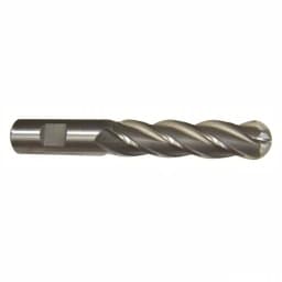 Drill America 1/4 in. Shank Carbide 4-Flute Ball Nose End Mill Specialty Bit thumbnail 2