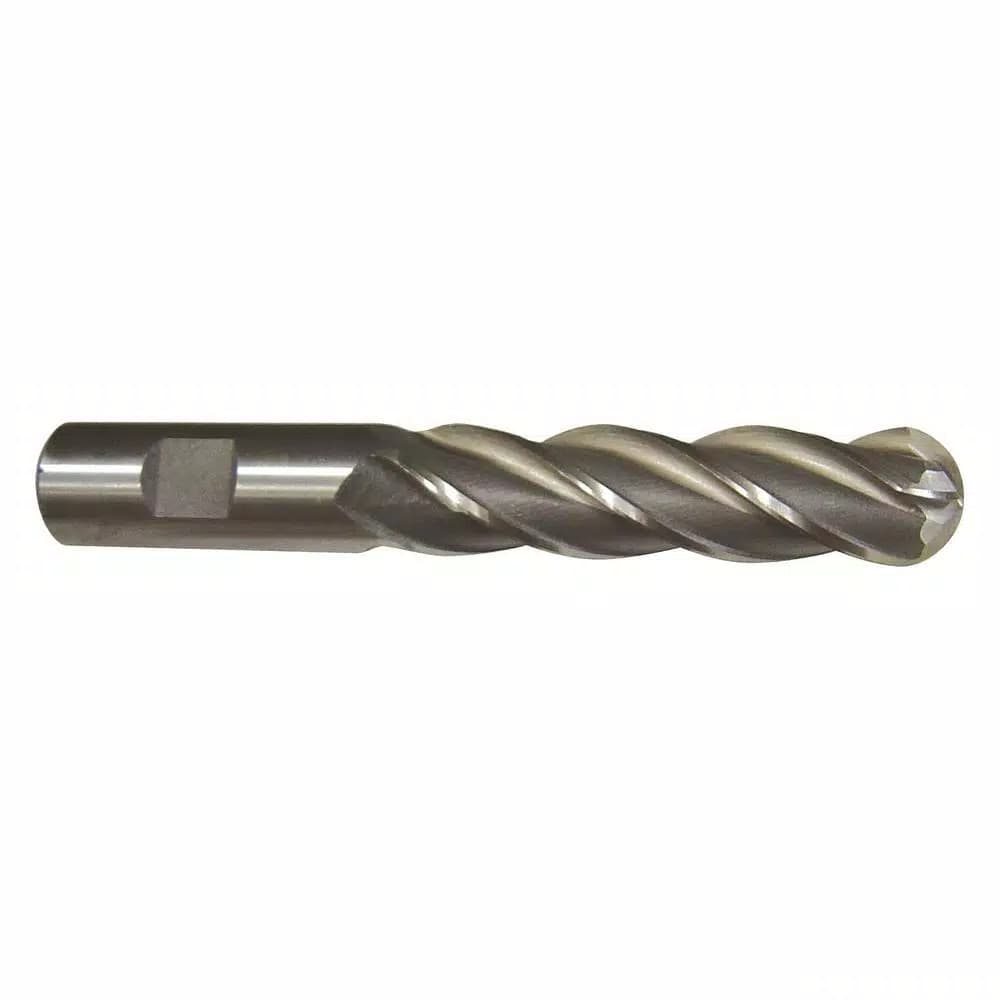 Drill America 1/4 in. Shank Carbide 4-Flute Ball Nose End Mill Specialty Bit