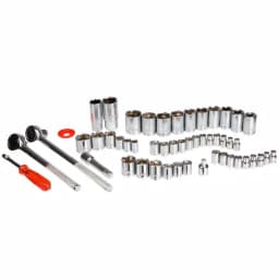 Stalwart 52-Piece SAE and Metric Socket Set with 1/4, 3/8, and 1/2 Drive Ratchets thumbnail 2