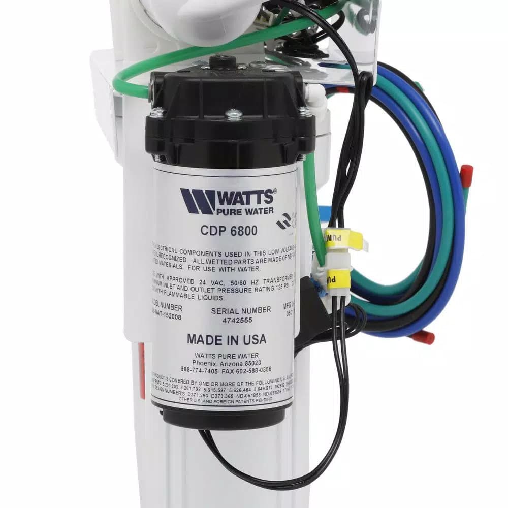 Watts ZeroWaste ZRO-4 Under Sink Reverse Osmosis Water Filtration System