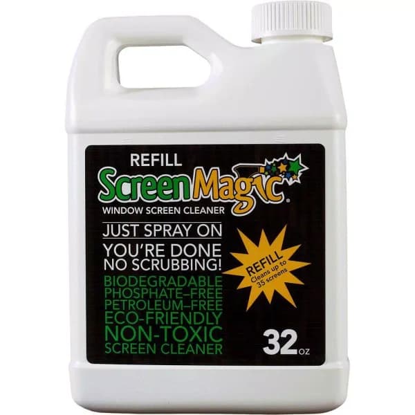 Screen Magic Window Screen Cleaner Refill, 32 oz.