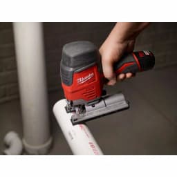 Milwaukee M12 12V Lithium-Ion Cordless Jig Saw Kit with 1.5 Ah Battery, Charger, and Tool Bag thumbnail 4