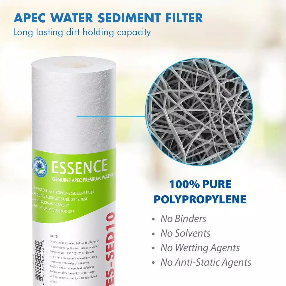 APEC Water Systems APEC Essence 10 in. 5-Micron Sediment Replacement Filter for RO Systems