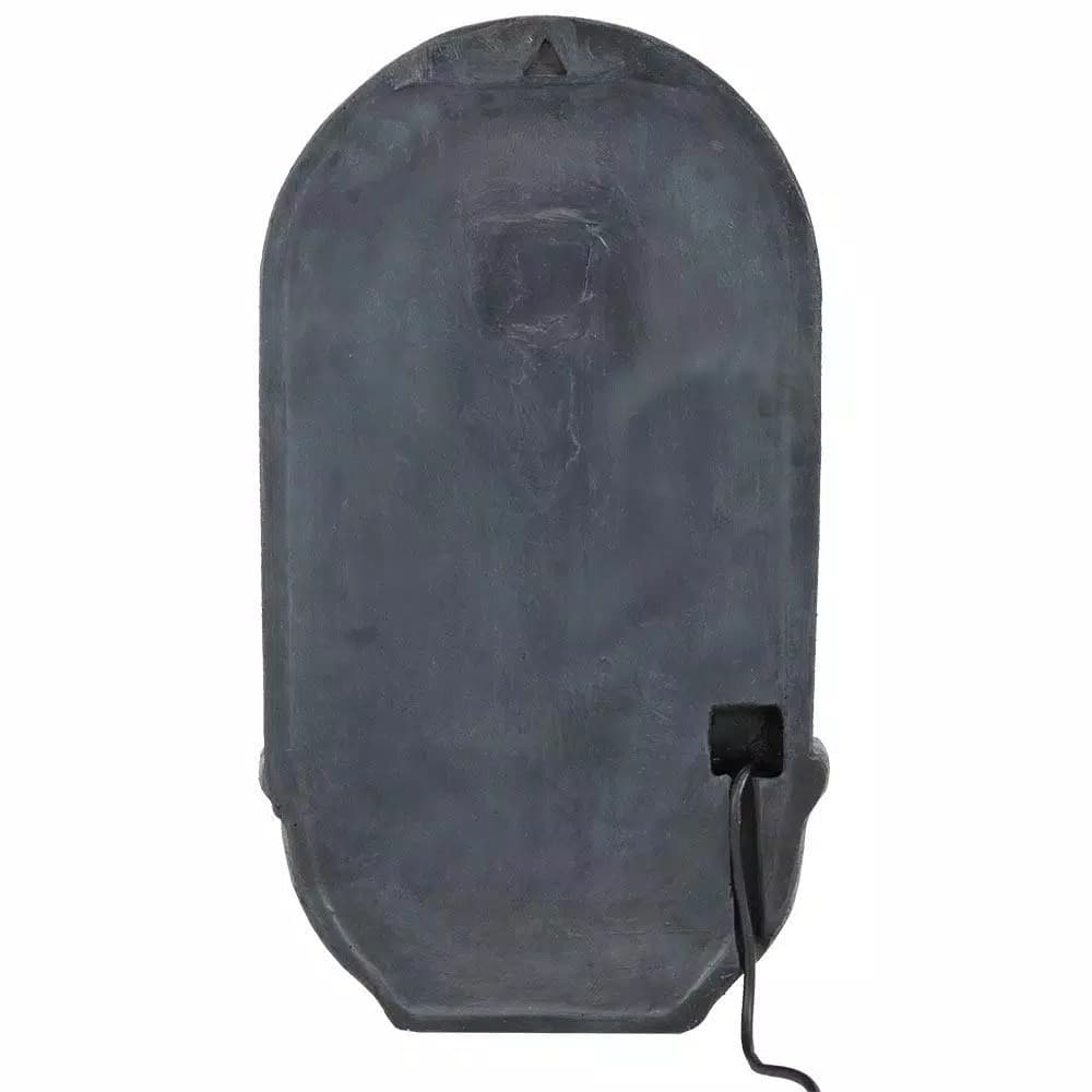 Sunnydaze Decor Messina Florentine Stone Electric Outdoor Wall Fountain