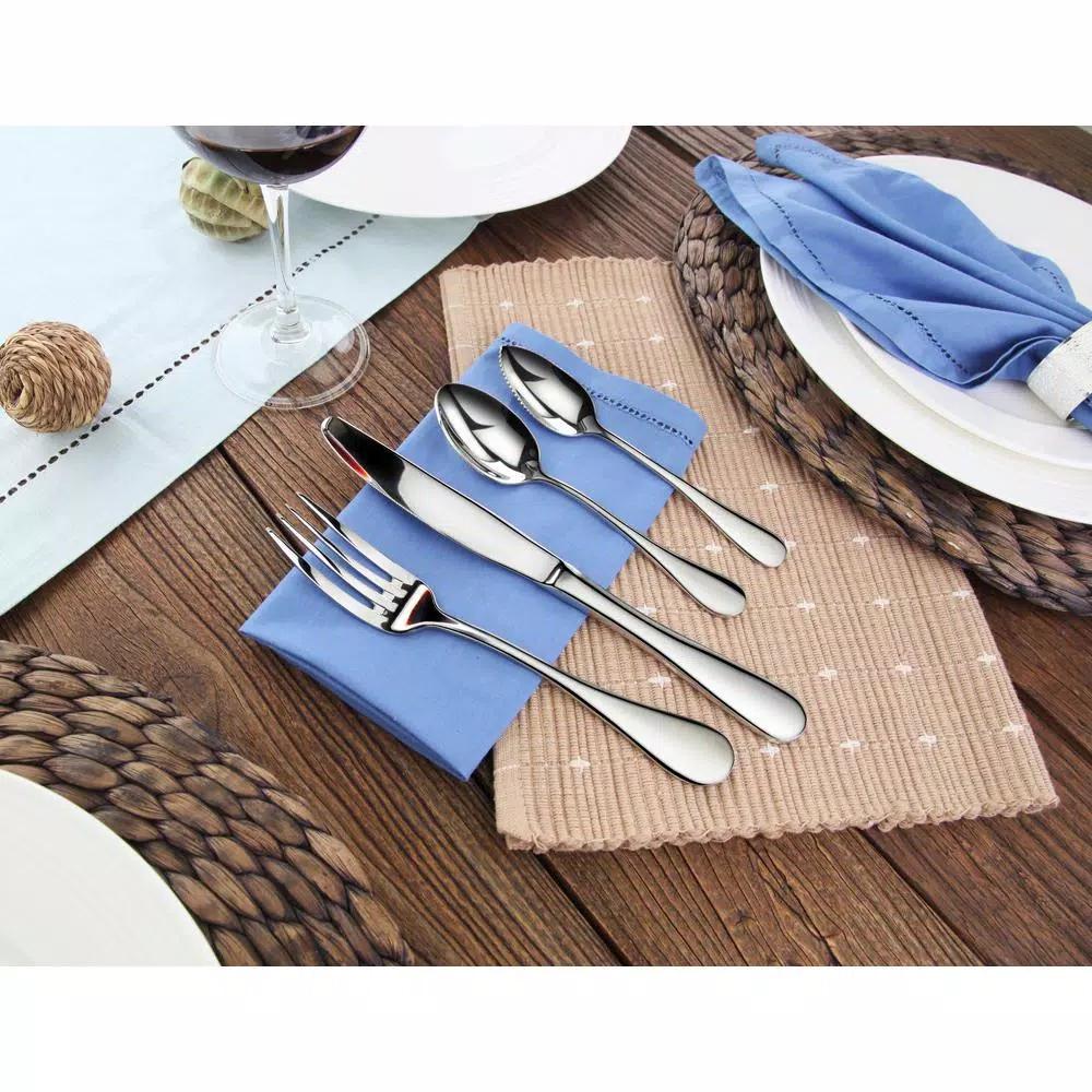 Artaste Rain 20-Piece 18/10 Stainless Steel Flatware Set, Service for 4