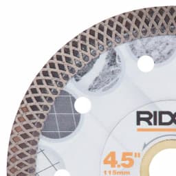 RIDGID 4.5 in. Turbo-Mesh Diamond Continuous Rim Blade for Tile thumbnail 4