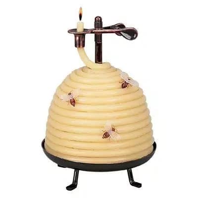 Candle by the Hour 70 Hour Beehive Coil Candle - Natural Beeswax Specialty Candle