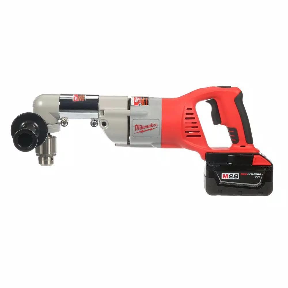 Milwaukee M28 28V Cordless 1/2 in. Right Angle Drill Kit with 3.0 Ah Battery and Charger