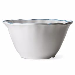 Tag White Melamine Ruffle Rim Serving Bowls, Set of 4 thumbnail 3