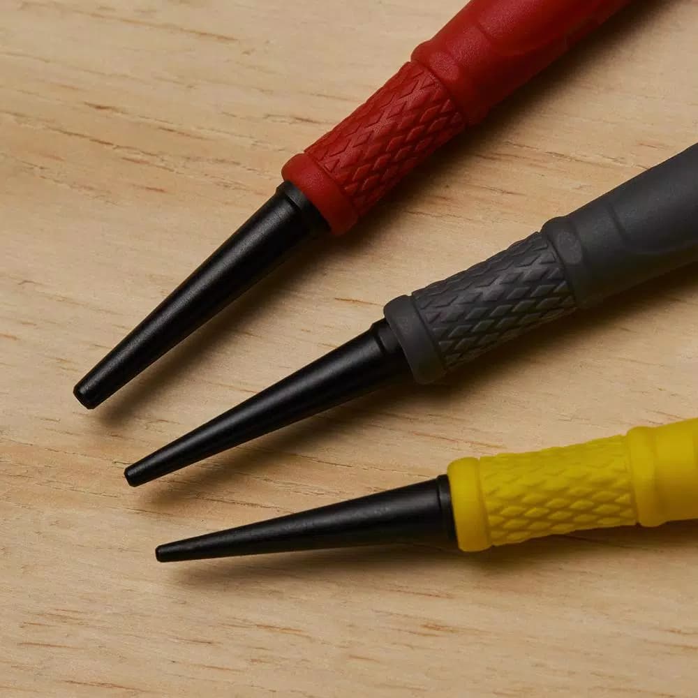 Stanley 3-Piece Nail Punch Set, Precision-Milled Hardened Steel