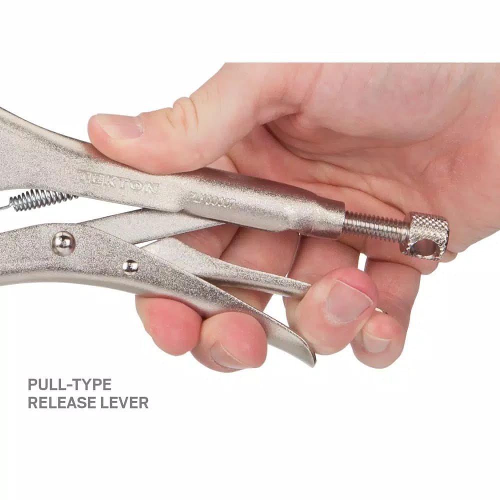 TEKTON 7 in. Straight Jaw Locking Pliers, 4-Pack