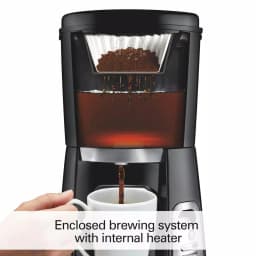 Hamilton Beach BrewStation 10-Cup Drip Coffee Maker with Internal Tank, Black thumbnail 4