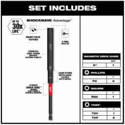 Milwaukee SHOCKWAVE Impact Duty Magnetic Drive Guide Set, 7-Piece thumbnail 2
