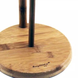 BergHOFF Natural Bamboo Paper Towel Holder - Rustic Countertop Kitchen Accessory thumbnail 2