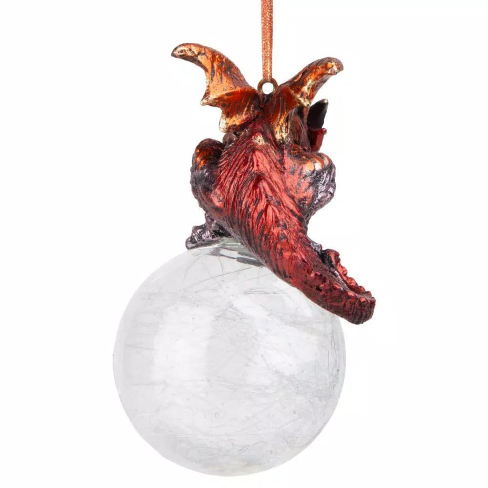 Design Toscano Pensive Percher Dragon 2018 Collectible Holiday Ornament