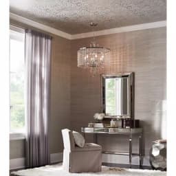 Titan Lighting Gold Mirrored Hexagonal Decorative Trays, Set of 2, Metal Transitional Style thumbnail 6
