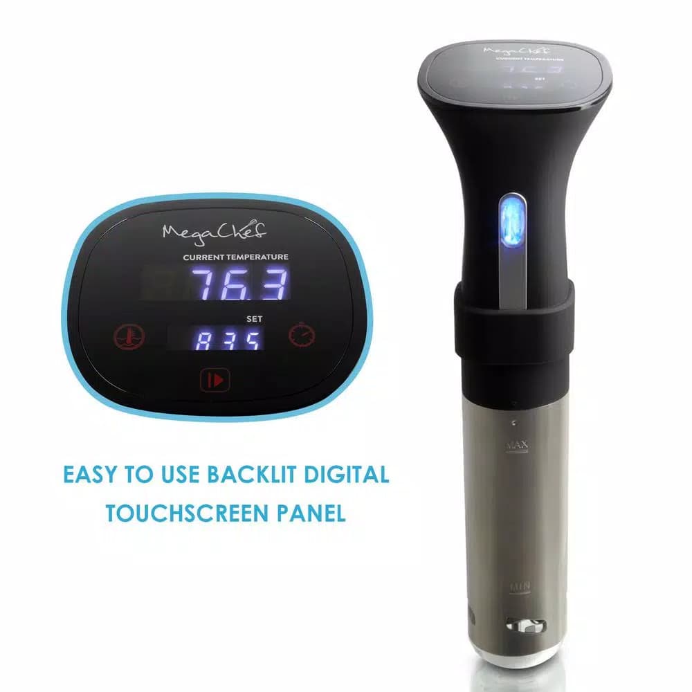 MegaChef Stainless Steel Immersion Circulation Precision Sous-Vide Cooker