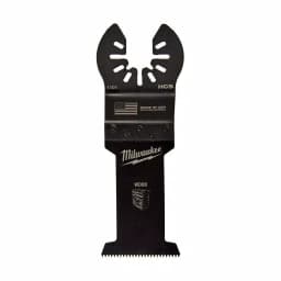 Milwaukee 1-3/8 in. High Carbon Steel Universal Fit Wood Cutting Oscillating Multi-Tool Blade thumbnail 1