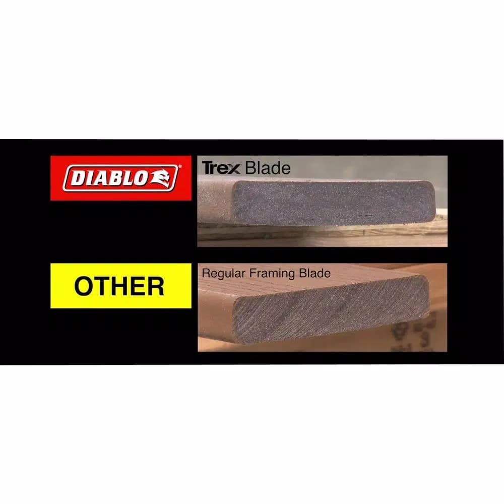 Diablo 7-1/4 in. 44-Tooth Trex Composite Material Circular Saw Blade