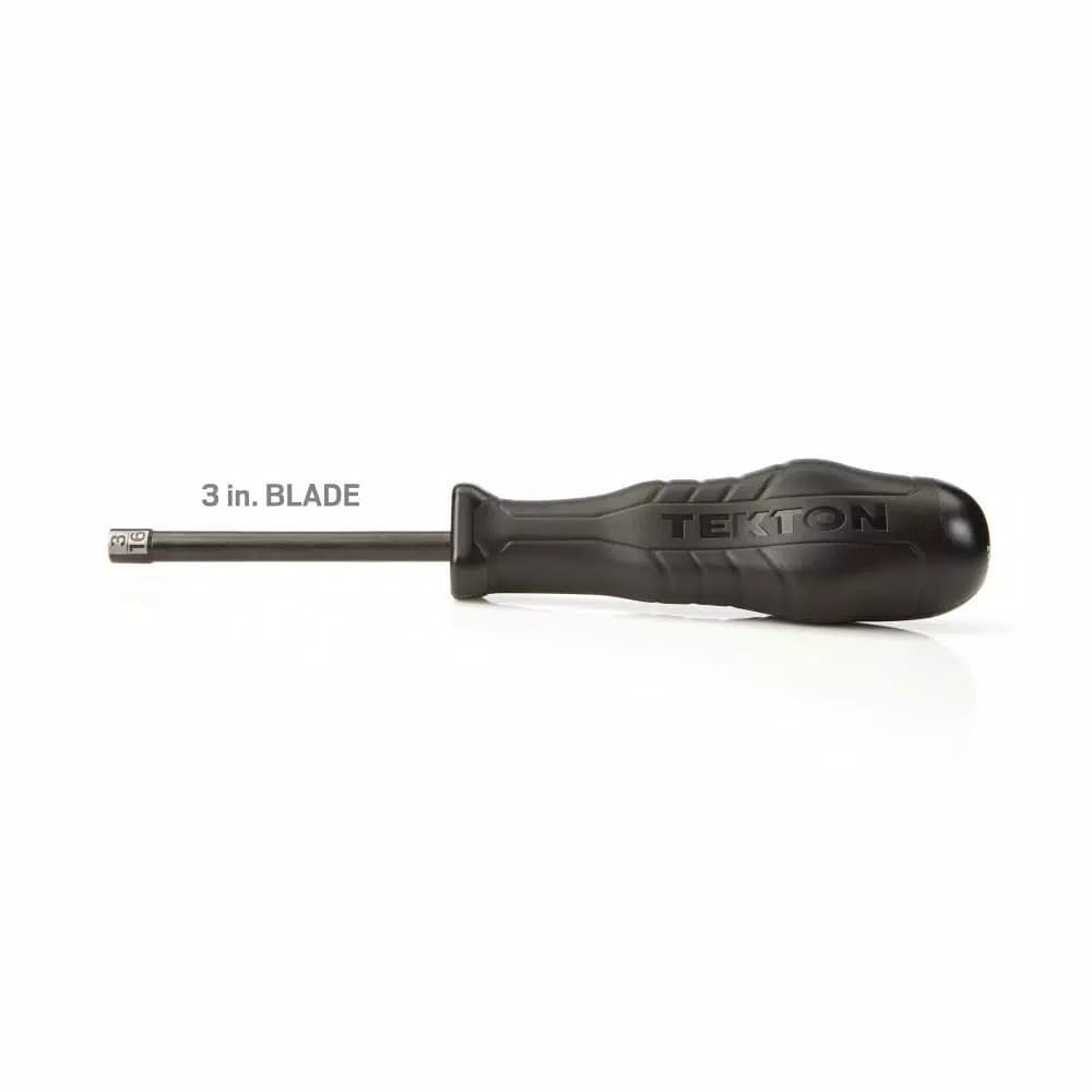 TEKTON 3/16 in. Nut Driver with Patented Three-Sided Handle