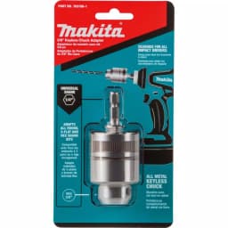 Makita 3/8 in. Metal Keyless Chuck Adaptor for Impact Drivers thumbnail 2