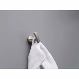 Delta Merge Single Towel and Robe Hook in SpotShield Brushed Nickel thumbnail 2