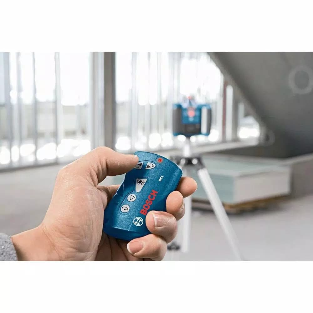 Bosch 1000 ft. Self-Leveling Rotary Laser Level Kit with Layout Beam & Remote Control