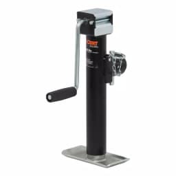 CURT Pipe-Mount Swivel Trailer Jack with Side Handle, 5,000 lbs. Capacity, 10 in. Travel thumbnail 2