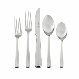 J.A. HENCKELS INTERNATIONAL Henckels International Lani 65-Piece 18/10 Stainless Steel Flatware Set, Service for 12 thumbnail 3