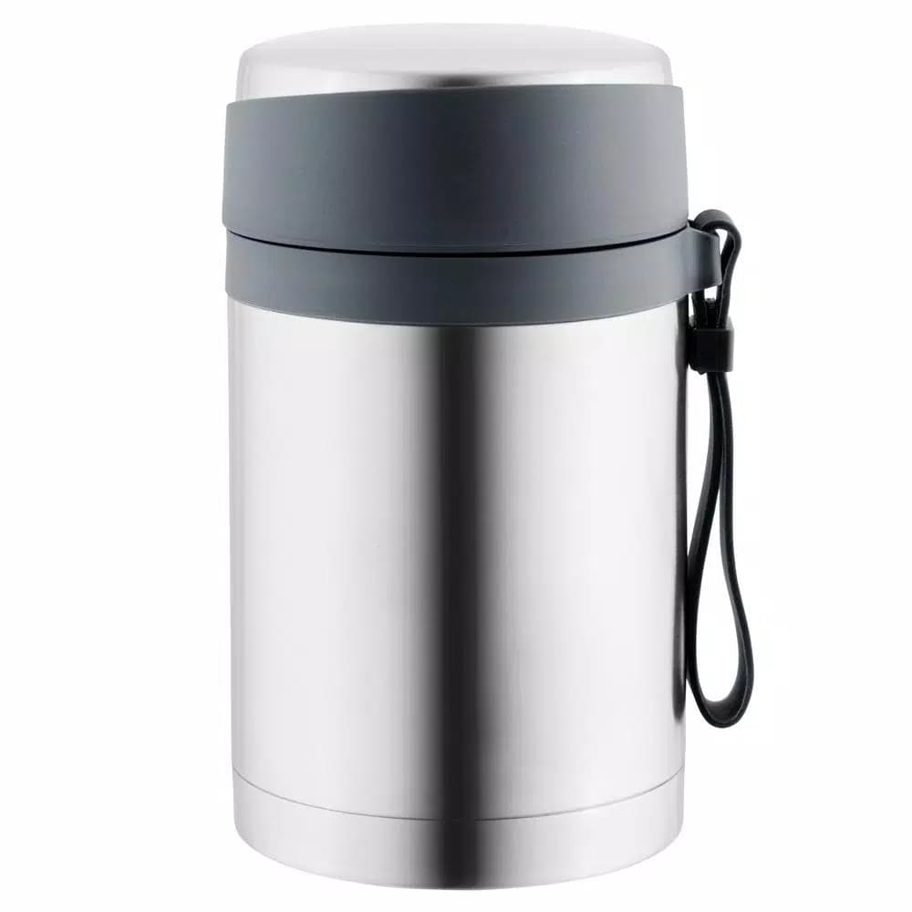 BergHOFF Essentials 28.8 oz Stainless Steel Double Walled Food Container with Carry Strap