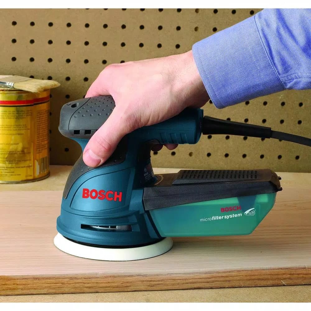 Bosch 5 in. Corded Single Speed Palm Random Orbital Sander/Polisher, 2.5 Amp