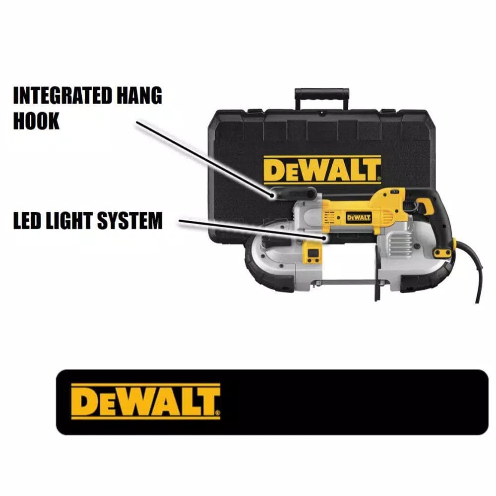 DEWALT 10 Amp Portable Deep Cut Band Saw Kit with Case