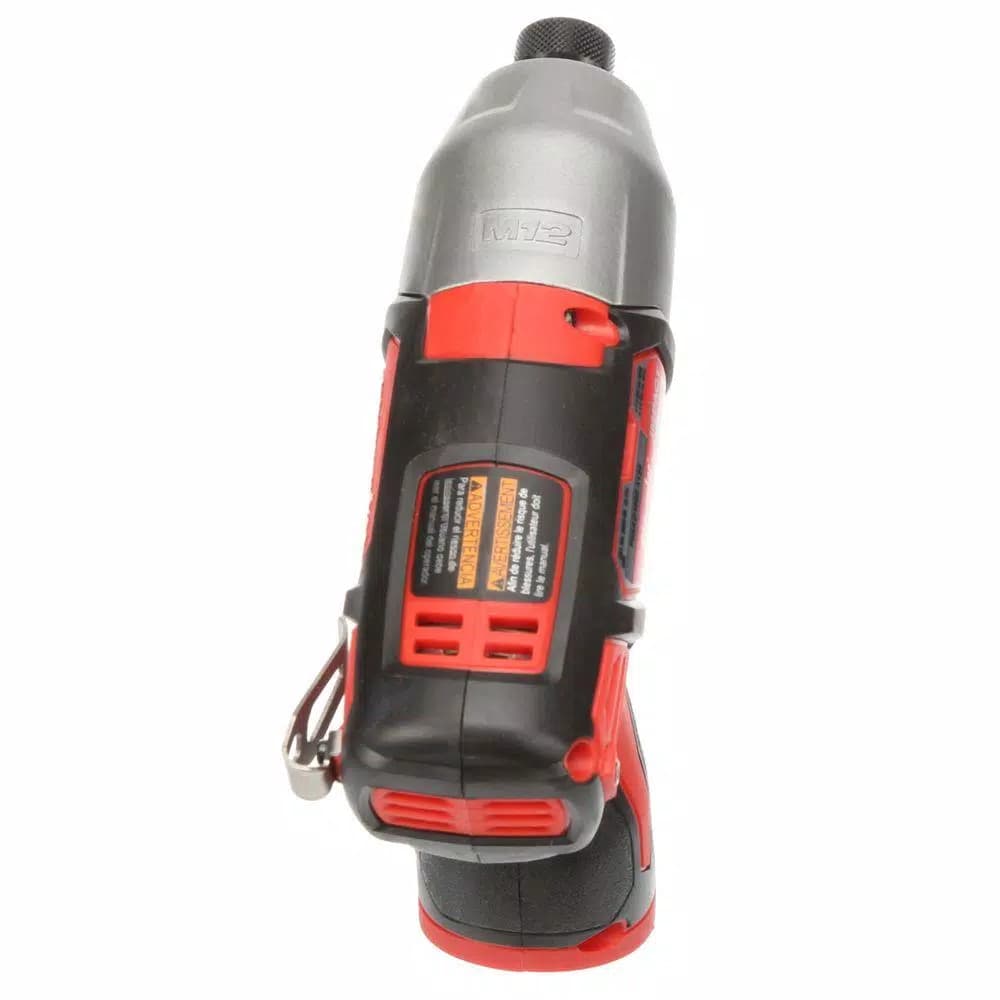 Milwaukee M12 12V Lithium-Ion Cordless 1/4 in. Hex Impact Driver (Tool Only)