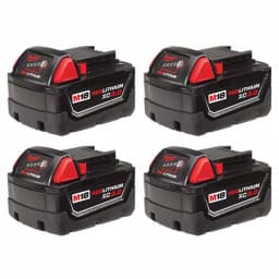 Milwaukee M18 18V REDLITHIUM XC High Capacity 3.0 Ah Lithium-Ion Battery Pack (4-Pack) thumbnail 1