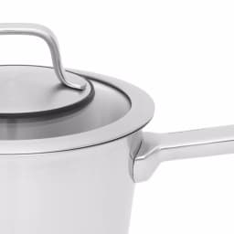 BergHOFF Essentials Manhattan 1.8 qt. Stainless Steel Saucepan with Glass Lid thumbnail 2