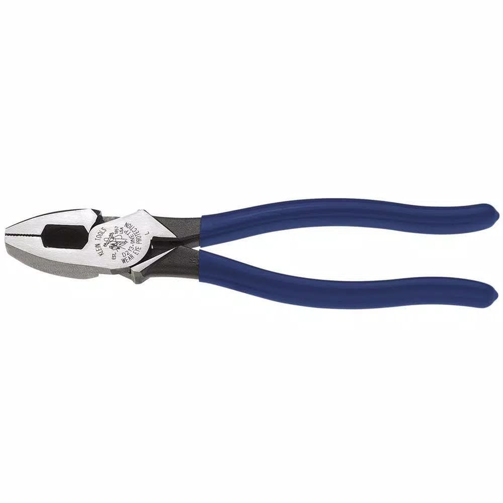 Klein Tools 9 in. High Leverage Side-Cutting Pliers with Tape Puller