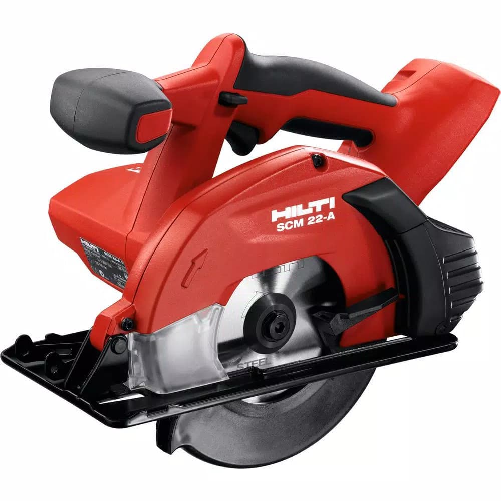 Hilti 22V Cordless Metal Cutting Circular Saw Kit with Two 8.0 Ah Batteries, Charger, and Bag