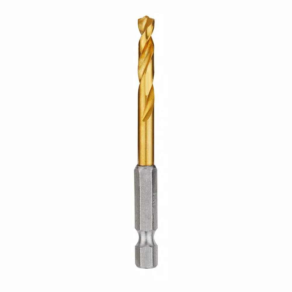 Milwaukee SHOCKWAVE 13/64 in. Titanium Red Helix Drill Bit with 1/4 in. Hex Shank