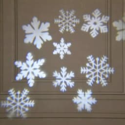LUMABASE LED White Snowflake Projector Light - Rotating Indoor/Outdoor Holiday Decor thumbnail 4