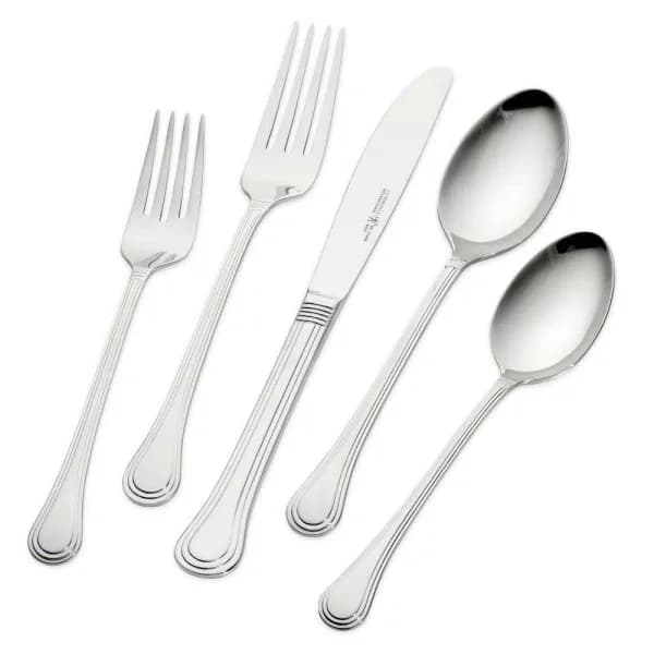 J.A. HENCKELS INTERNATIONAL Henckels International Astley 65-Piece 18/10 Stainless Steel Flatware Set, Service for 12