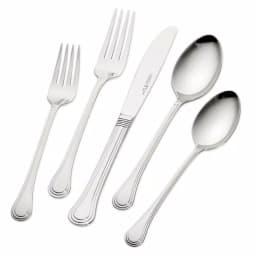 J.A. HENCKELS INTERNATIONAL Henckels International Astley 65-Piece 18/10 Stainless Steel Flatware Set, Service for 12 thumbnail 1