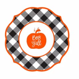 Sugar Plum Party SugarPlum Collection Boo Y'all Halloween Salad Plates, 16-Piece Set thumbnail 1