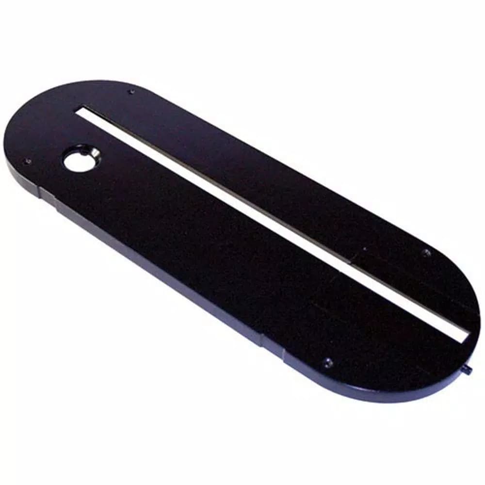 Delta UNISAW Standard Throat Plate, Black Steel