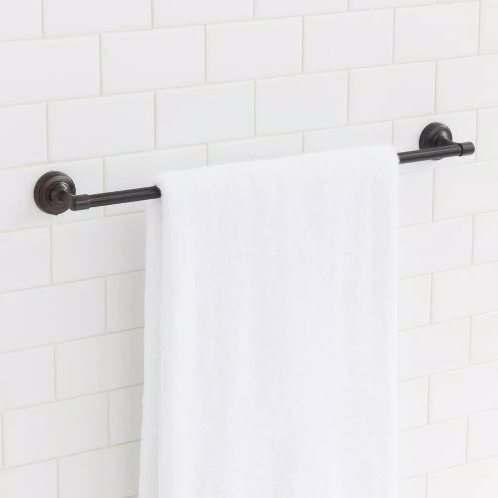Glacier Bay Keegan 24 in. Towel Bar, Oil Rubbed Bronze, Transitional Style