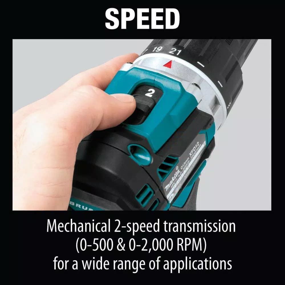 Makita 18V LXT Brushless Cordless 1/2 in. Driver-Drill (Tool Only)